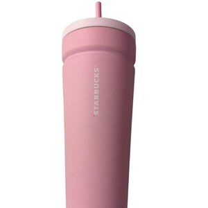 Baby Pink Soft-Touch Stainless-Steel Vacuum Cold Cup - 24 fl oz, Rare HTF